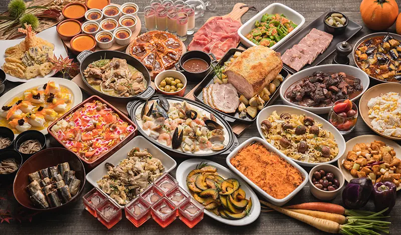 季節の味覚をお楽しみいただける月替りメニュ